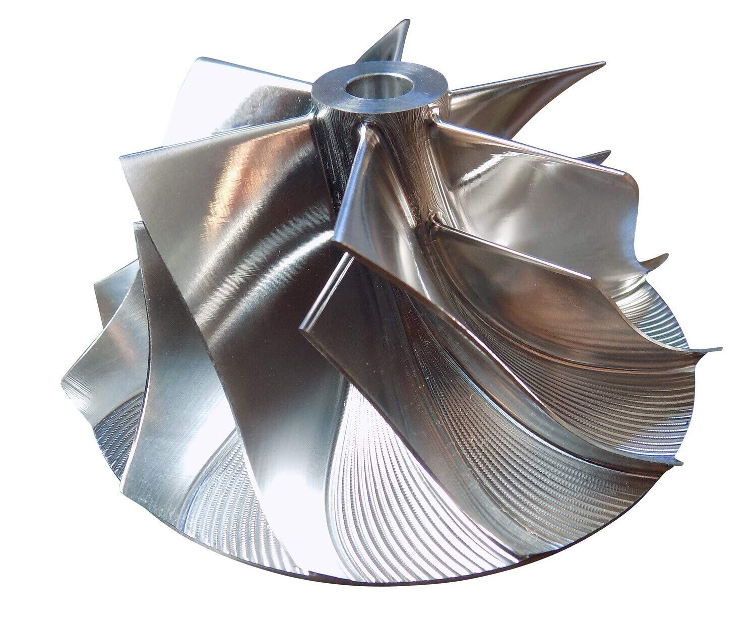 High Performance Extended Tip Billet Compressor Wheel for 6.5L Chevy GMC Turbo Diesel (1992-2002) - Upgrade Your Turbocharger for Better Acceleration & Towing Power