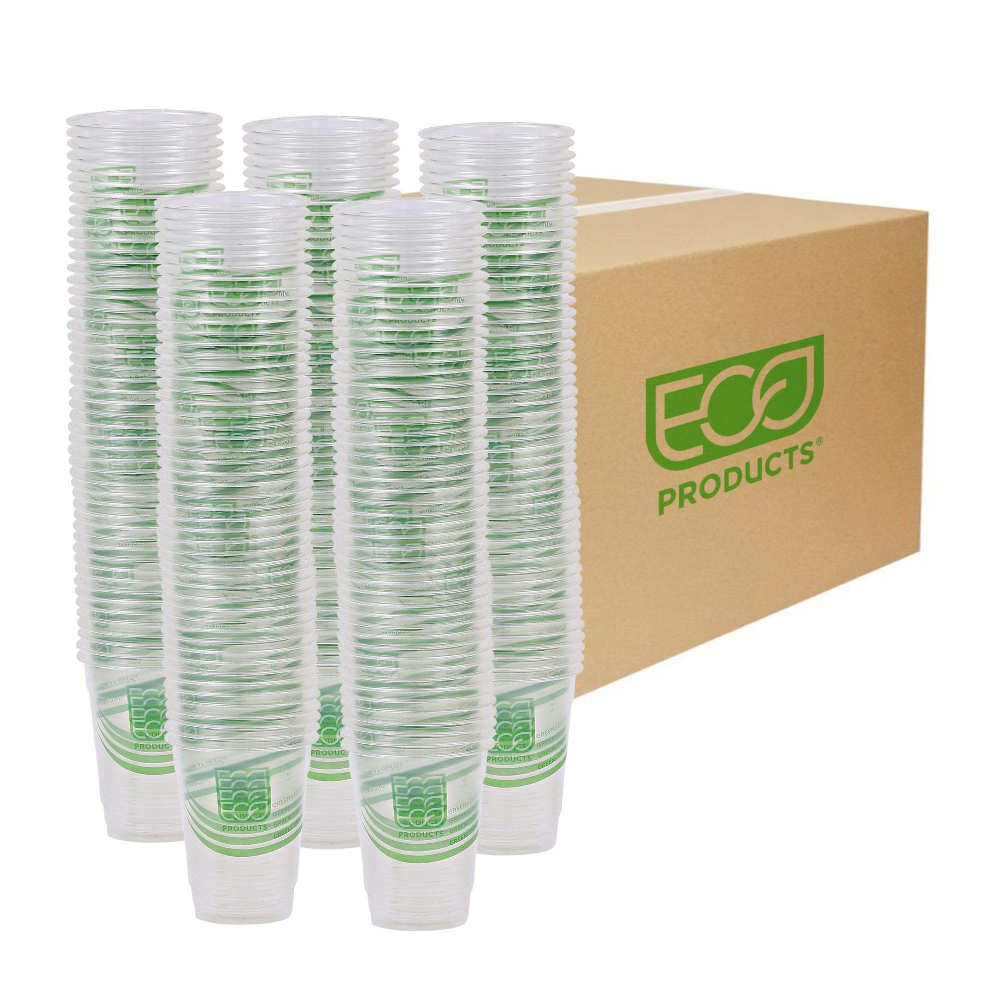 ECO-Friendly 7oz Clear Compostable PLA Plastic Cups - 2000 Count | BPI Certified Plant-Based Disposable Cold Drink Cups | ASTM D6400 Compliant | Perfect for Iced Coffee, Smoothies, Parties & Events