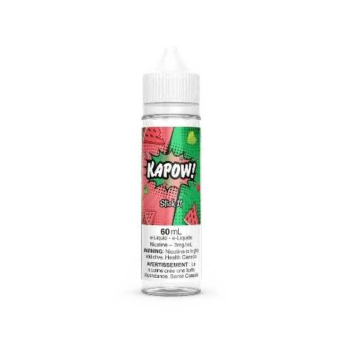 Stick It Kapow E-Liquid 60mL - Premium Vape Juice for Vaping Enthusiasts | Perfect for All-Day Vaping & Cloud Chasing