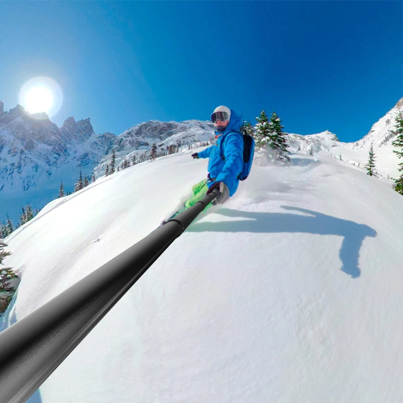 Ulanzi Go Quick II 1.5m Magnetic Quick Release Extension Selfie Stick with Tripod Mount - Perfect for Vlogging, Travel & Smartphone Photography (Model C017GBB1)