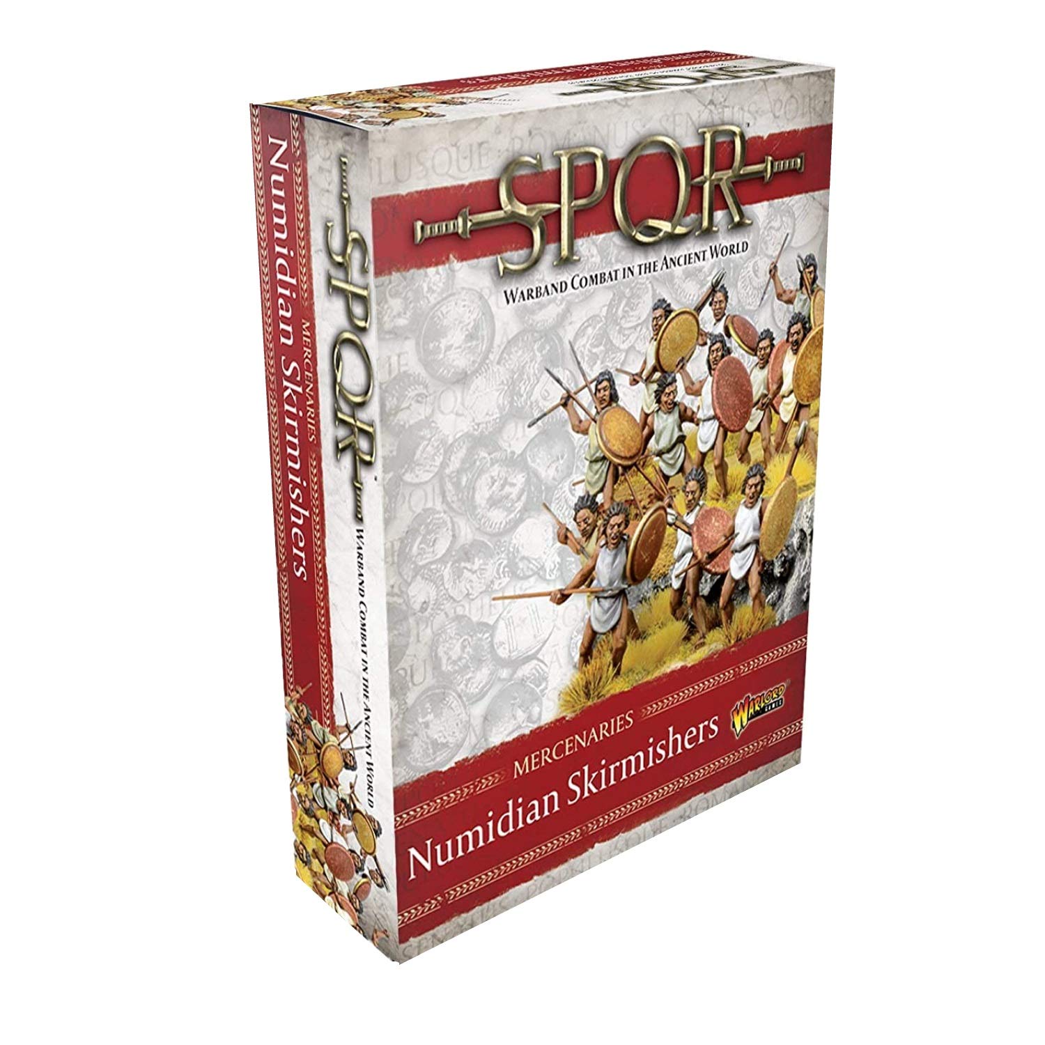 SPQR Warlord Games - Numidian Skirmishers Mercenaries Miniature Figures for Historical Wargaming & Tabletop Battles