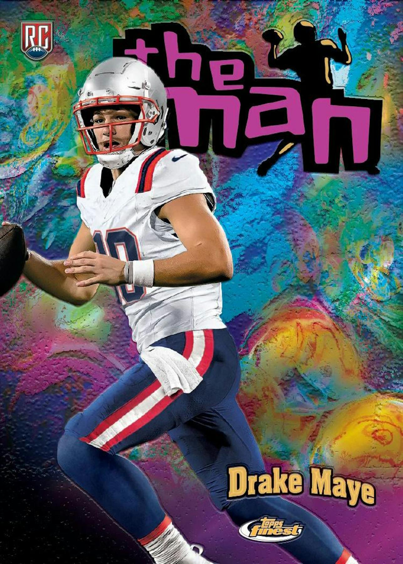 2024 Topps Finest Football Hobby Box - Premium NFL Trading Cards Collection for Collectors & Investors - Perfect for Sports Memorabilia Displays, Fantasy Football Drafts & Gift Giving