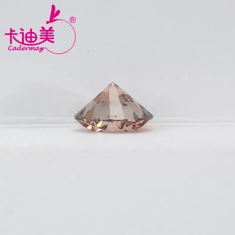 Round Cut Brown CVD Lab Grown Diamond - SI1 Clarity Loose Stone with Certification | Perfect for Wedding Rings & Fine Jewelry Making | Engagement, Anniversary & Bridal Jewelry Designs