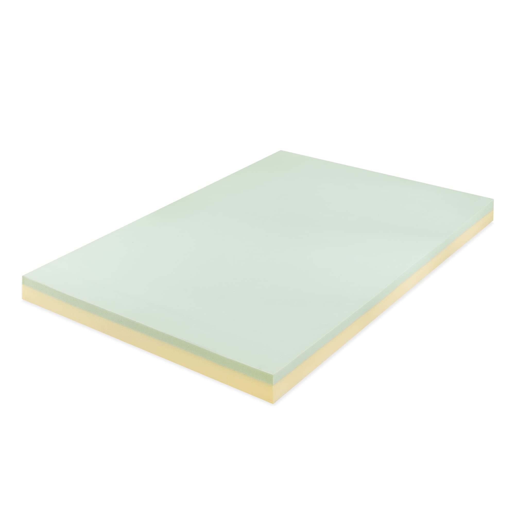 ZINUS 4 Inch Green Tea Memory Foam Mattress Topper - Twin Size, Pressure Relieving, CertiPUR-US Certified for Back Pain Relief & Better Sleep - Perfect for Guest Beds, Dorm Rooms & Home Comfort