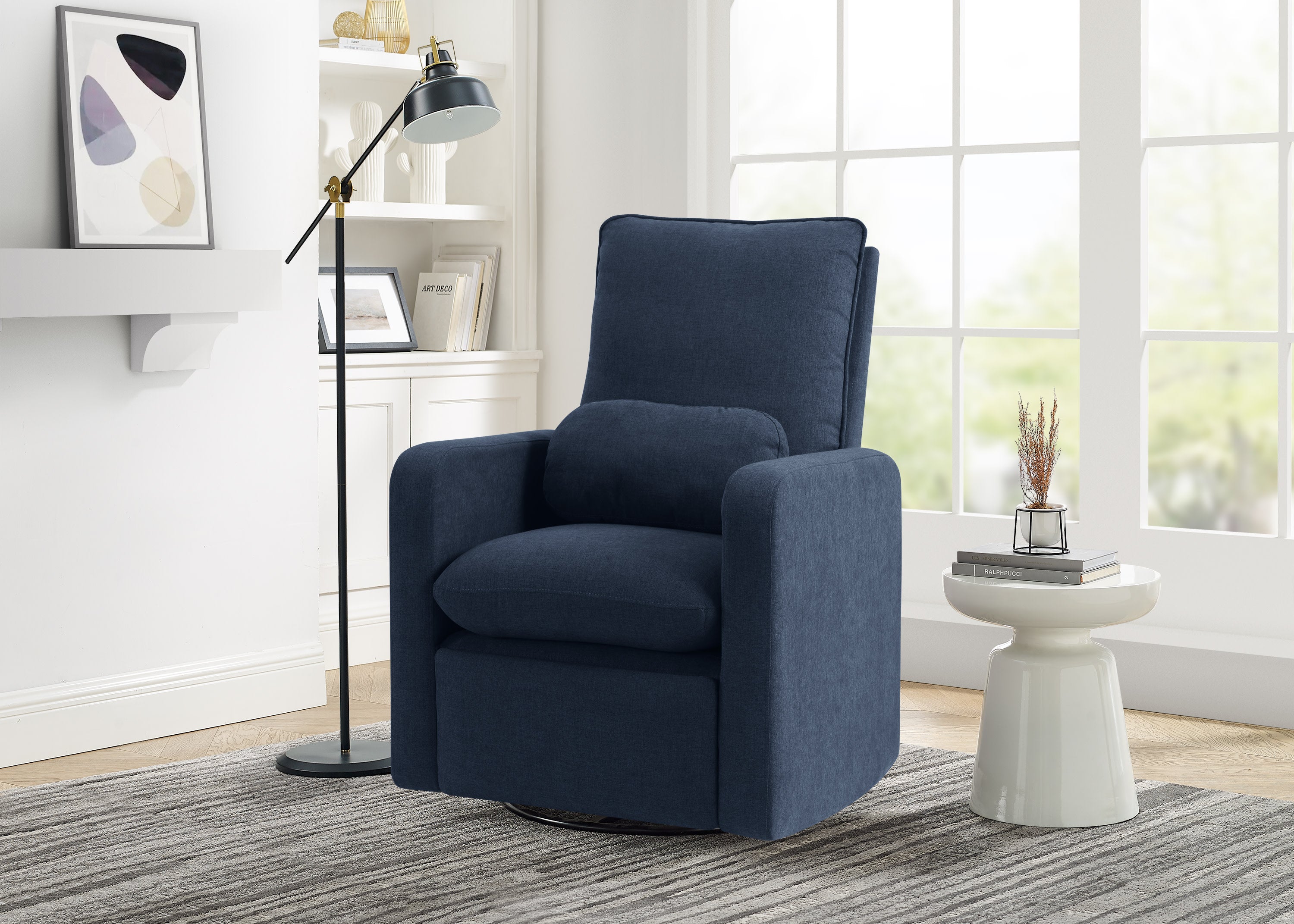 BabyGap Cloud Recliner with LiveSmart Evolve Fabric - Ultra Soft Infant Rocking Chair for Nursery, Living Room & Bedroom - Perfect for Feeding, Nursing & Comforting Baby