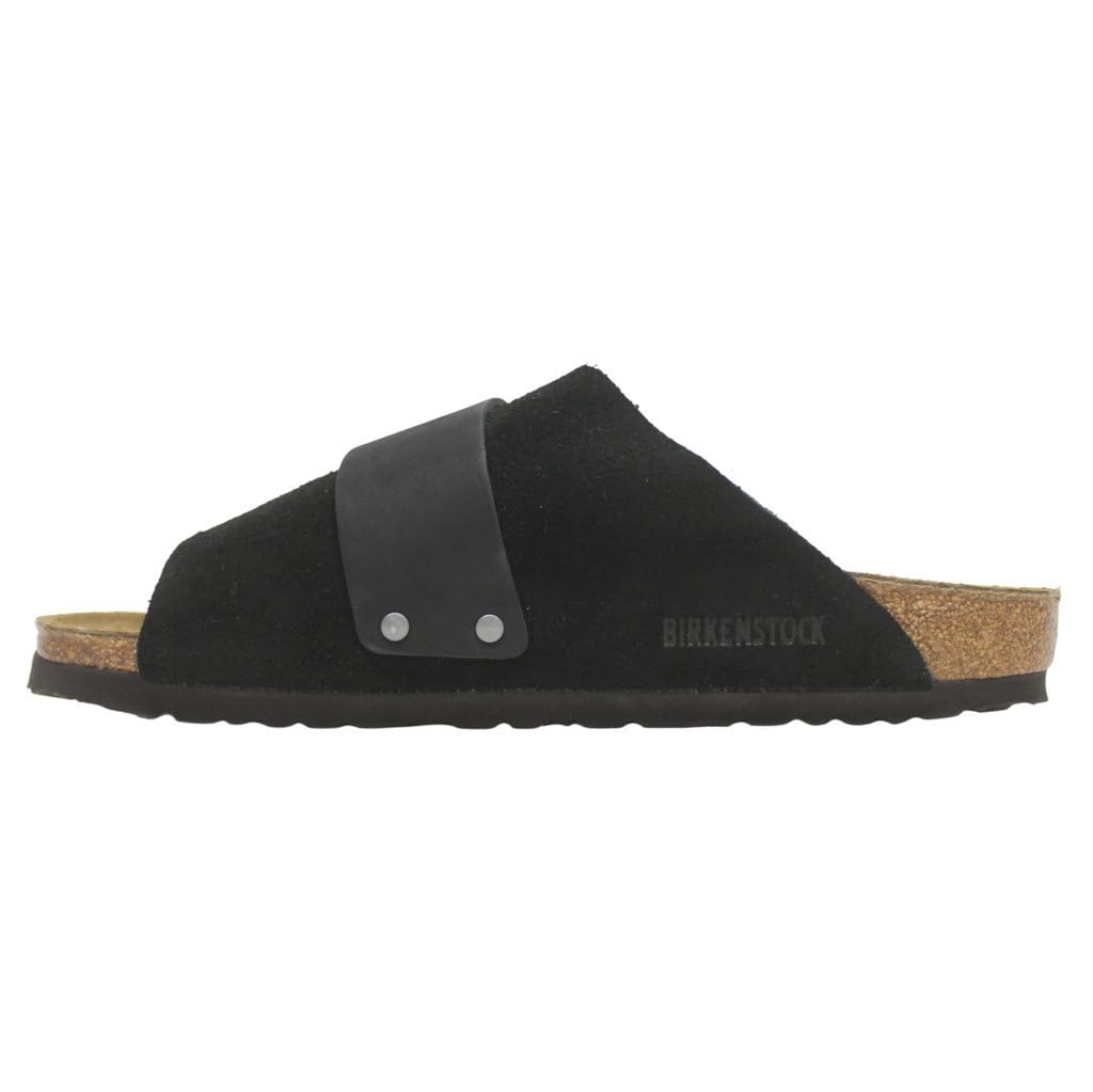 Birkenstock Women's Kyoto Suede Sandals - Comfortable Leather Footbed Sandals for Women | Casual Summer Shoes for Walking, Travel & Everyday Wear