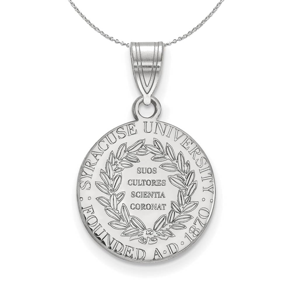 Sterling Silver Syracuse U Pendant Necklace for Gifts & Events
