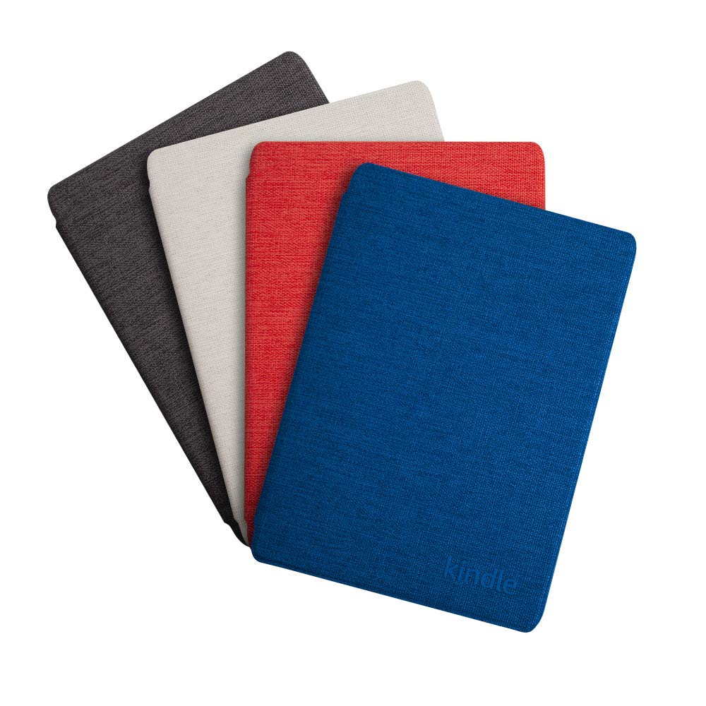 Premium Kindle Fabric Cover - Charcoal Black for 10th Generation (2019 Release) | Slim Protective Case for Kindle Basic | Perfect for Reading, Travel & Daily Use