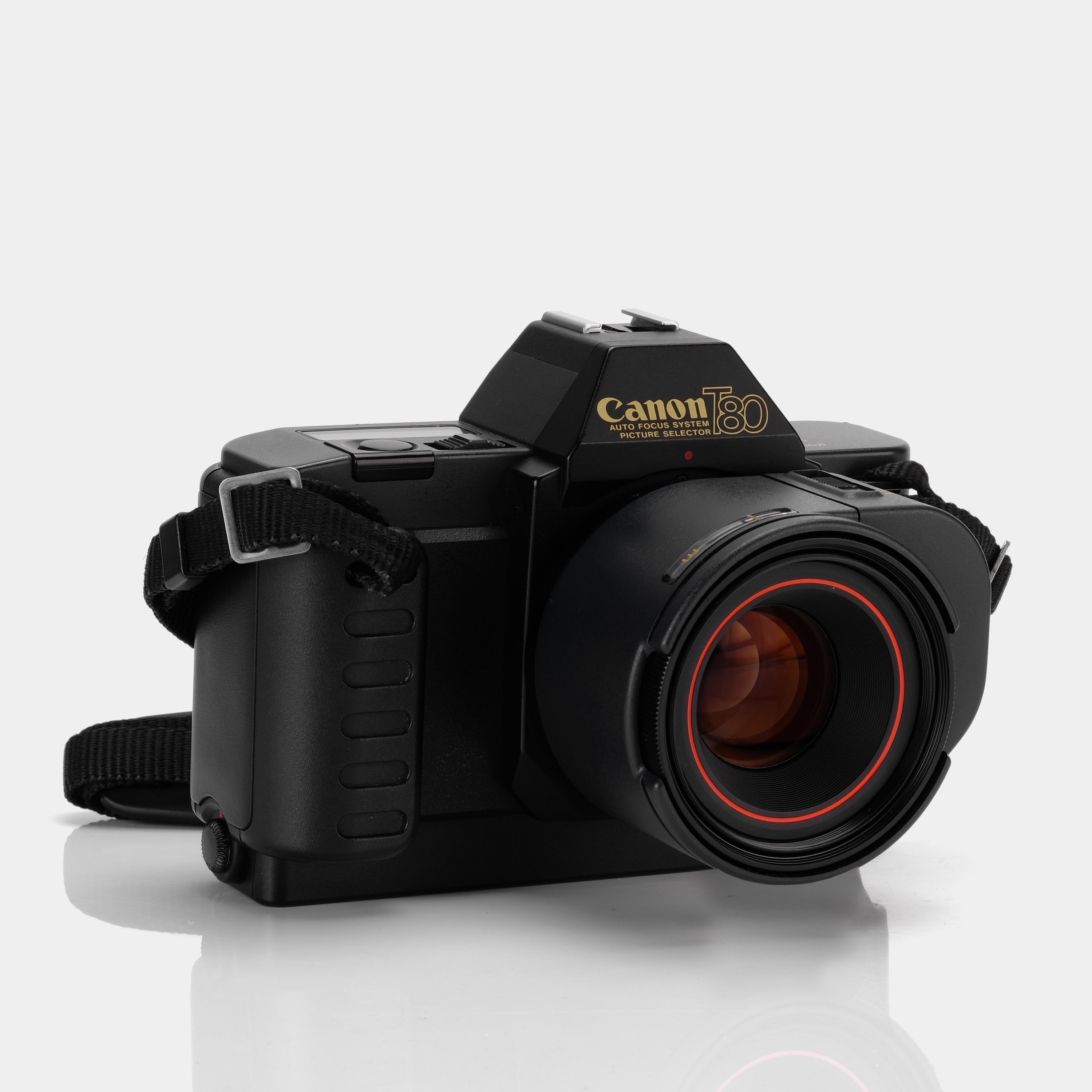 Canon T80 SLR 35mm Film Camera with 50mm f/1.8 Lens Kit - Vintage Film Photography for Beginners & Enthusiasts | Perfect for Travel, Street & Portrait Photography