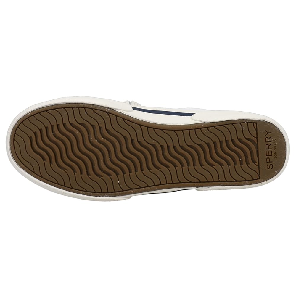 Sperry Women's Pier Wave LTT Lace-Up Sneakers - White Casual Shoes for Walking, Boating & Everyday Wear