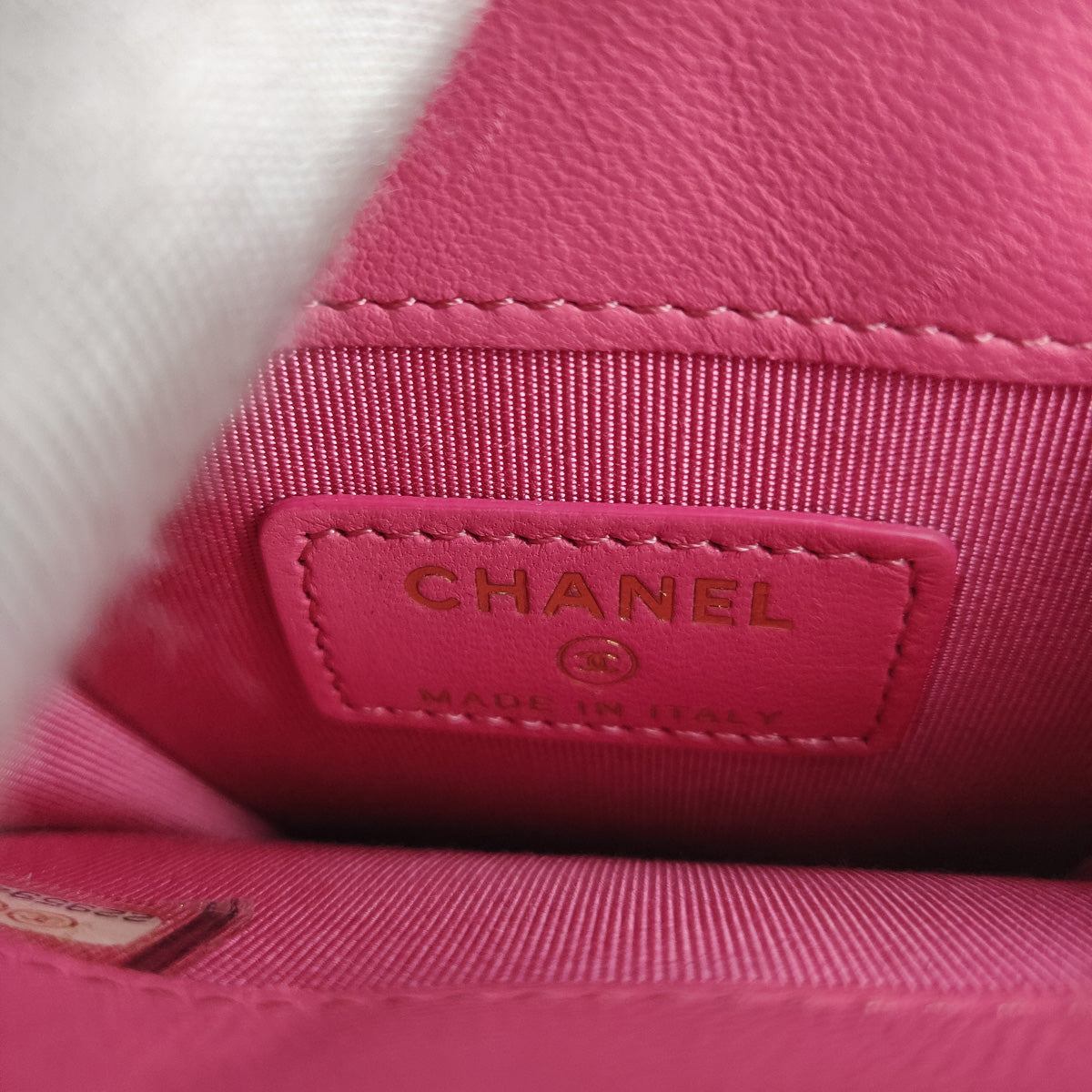 Chanel Lambskin Leather Pink Phone Case - Luxury Designer Phone Holder for iPhone & Samsung | Perfect for Everyday Use, Travel & Gift Giving