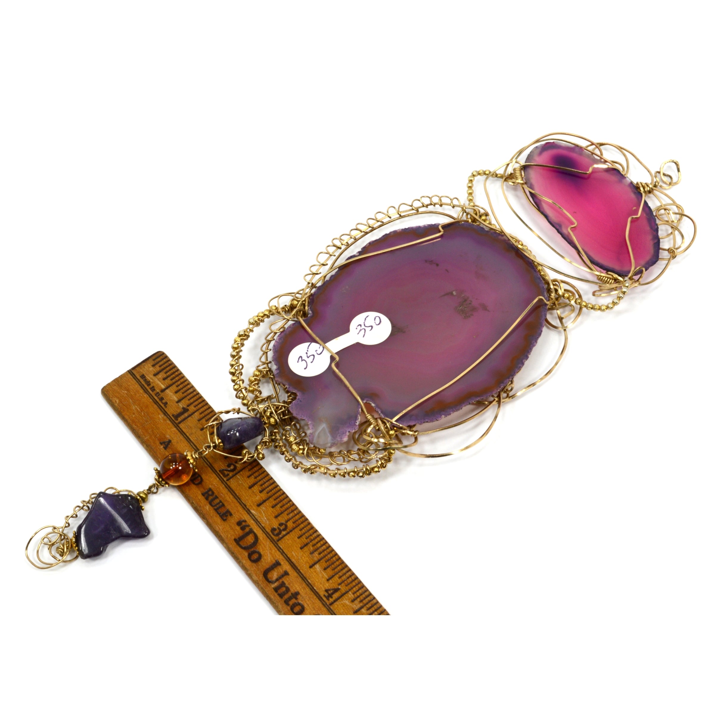 Stunning Handcrafted Amethyst Statement Necklace - 10 Unique Pendant Designs - Luxury Jewelry Gift for Women - Perfect for Weddings, Parties & Special Occasions