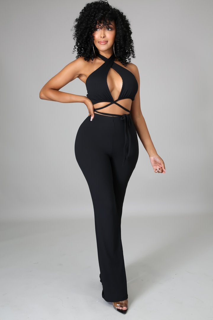 Stylish Black Pant Set for Women - Comfortable & Trendy Outfit for Work, Casual Wear & Travel