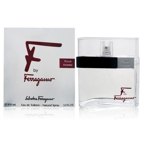 Salvatore Ferragamo F by Ferragamo 100ml Eau de Toilette for Men - Fresh & Woody Fragrance for Day & Night Wear, Office & Special Occasions