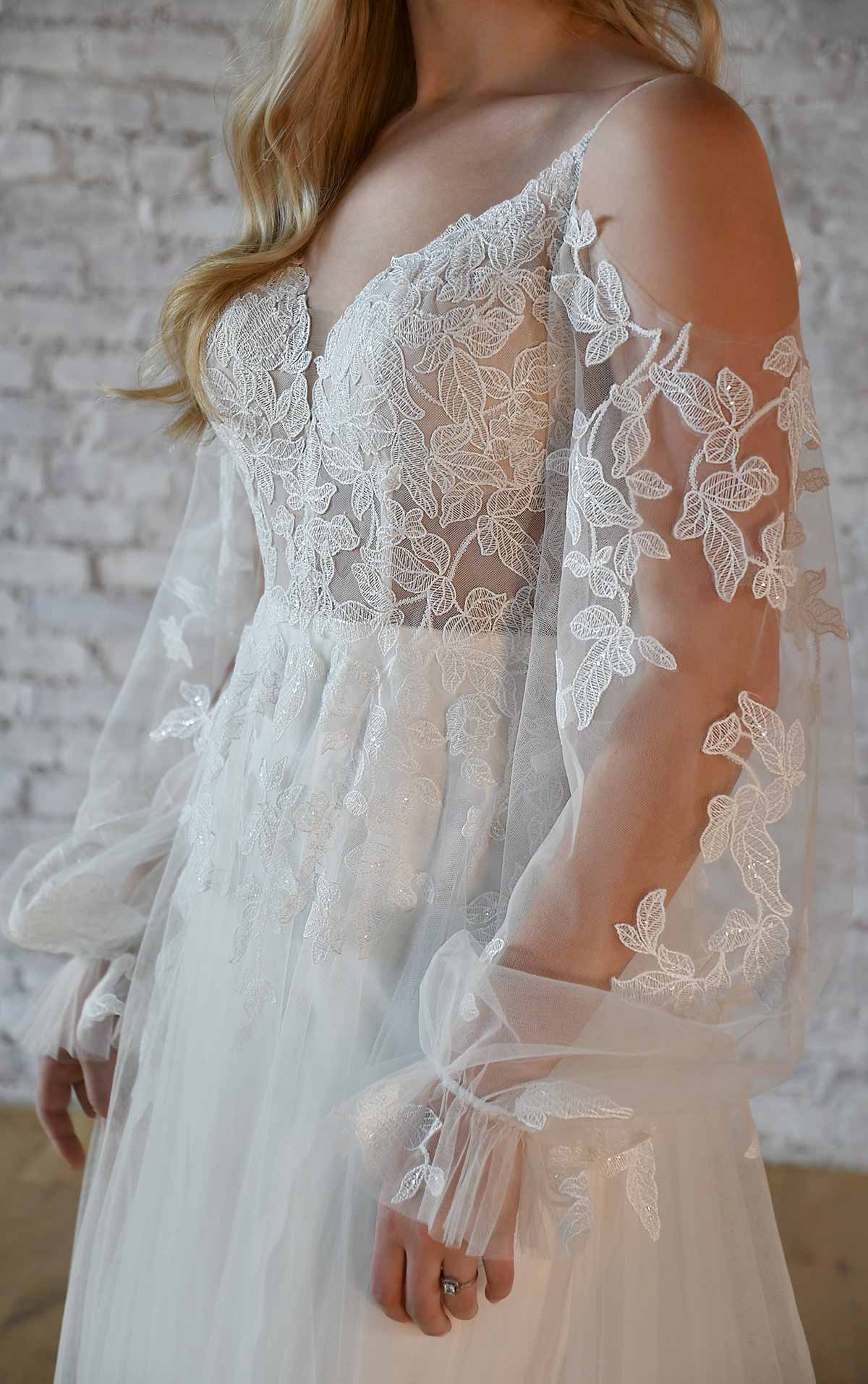 Elegant Lace Drop Long Sleeve Blouse for Women - Perfect for Office Wear, Date Night & Special Occasions