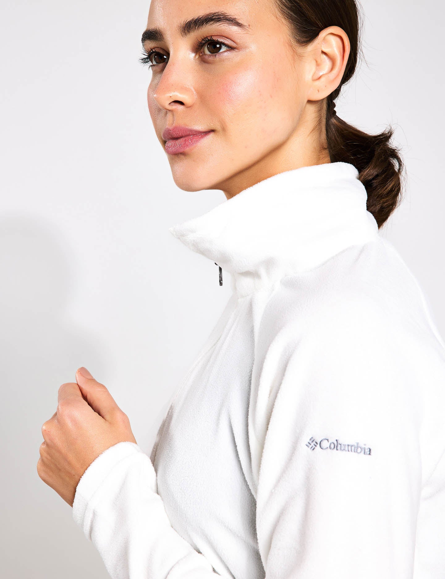 Glacial IV Half Zip Fleece Jacket for Men & Women - Lightweight, Warm, Breathable - Sea Salt Color - Perfect for Hiking, Camping & Outdoor Activities