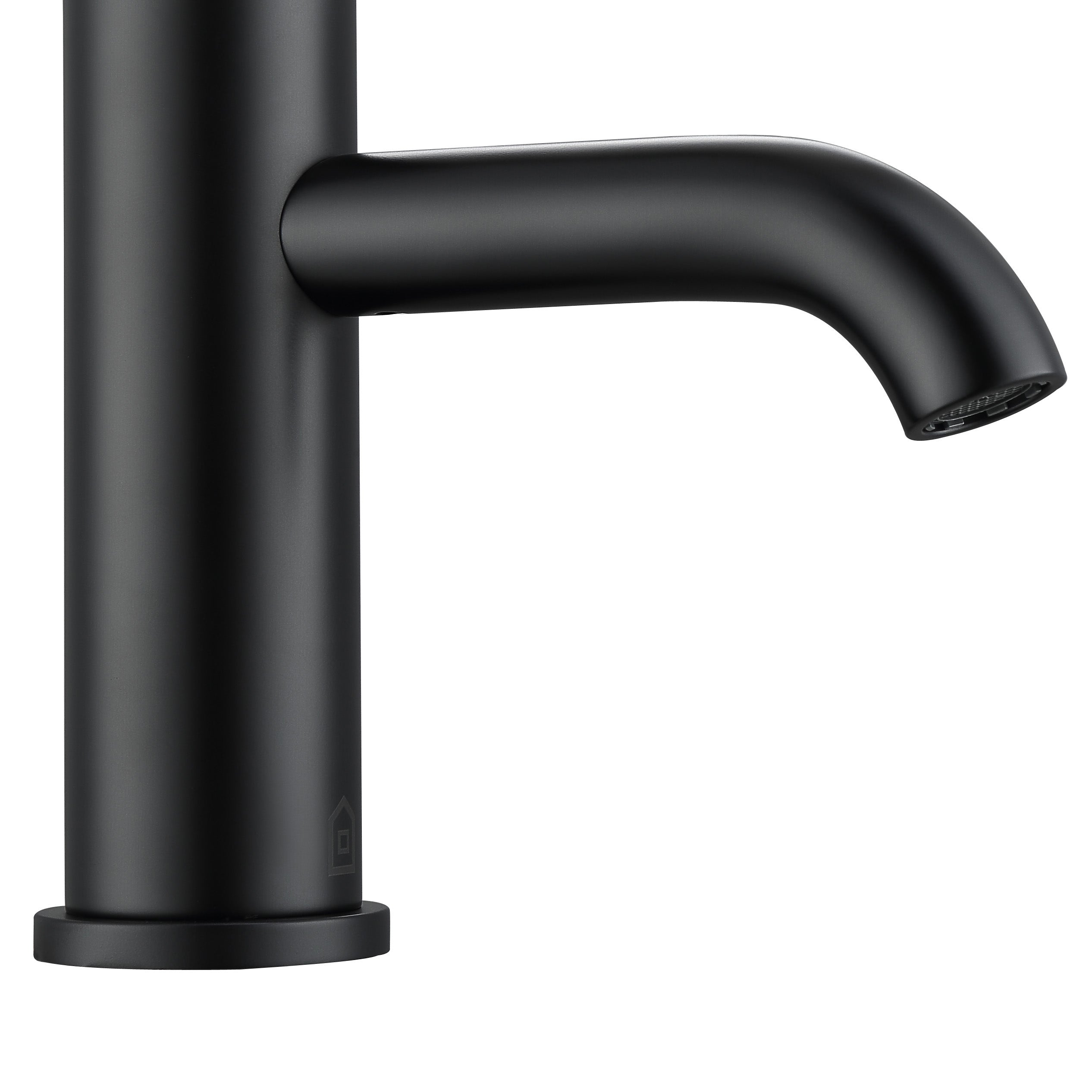 Premium Matte Black Single Lever Bathroom Faucet - Valencia Series - Modern Water-Saving Design for Bathroom Sink & Vanity - Easy DIY Installation & Durable Finish