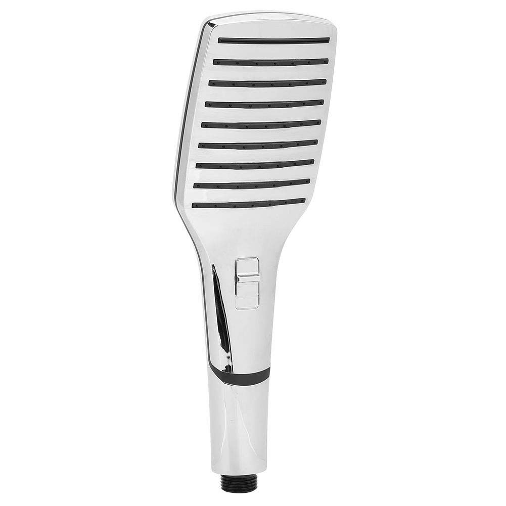 Ymiko Universal Square Shower Head - ABS Bright Silver Handheld Shower Nozzle for Bathroom & Hotel Use - Perfect for Spa-Like Experience and Water Saving
