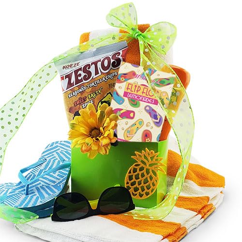 Premium Summer Gift Basket - Thoughtful Present for Women, Men, Friends & Family | Perfect for Beach Parties, Picnics, Birthdays & Holidays