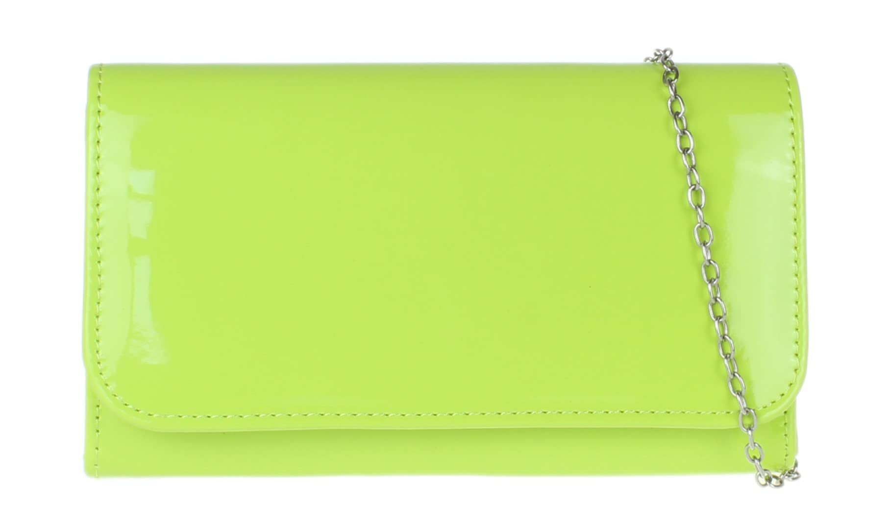 Stylish Glossy Clutch Bag for Women - Elegant Plain Handbag for Parties, Weddings & Evening Events | Fashionable Purse for Night Out & Special Occasions