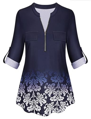 B-blue Floral