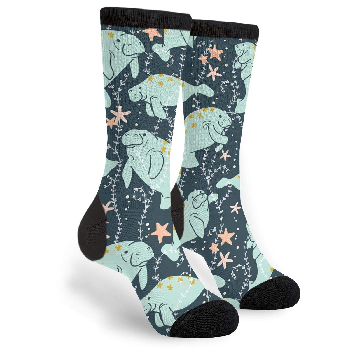 YISHOW Funny Crazy Novelty Crew Socks for Men & Women - Cool Comfortable Cotton Socks for Daily Wear, Gifts, and Costume Parties