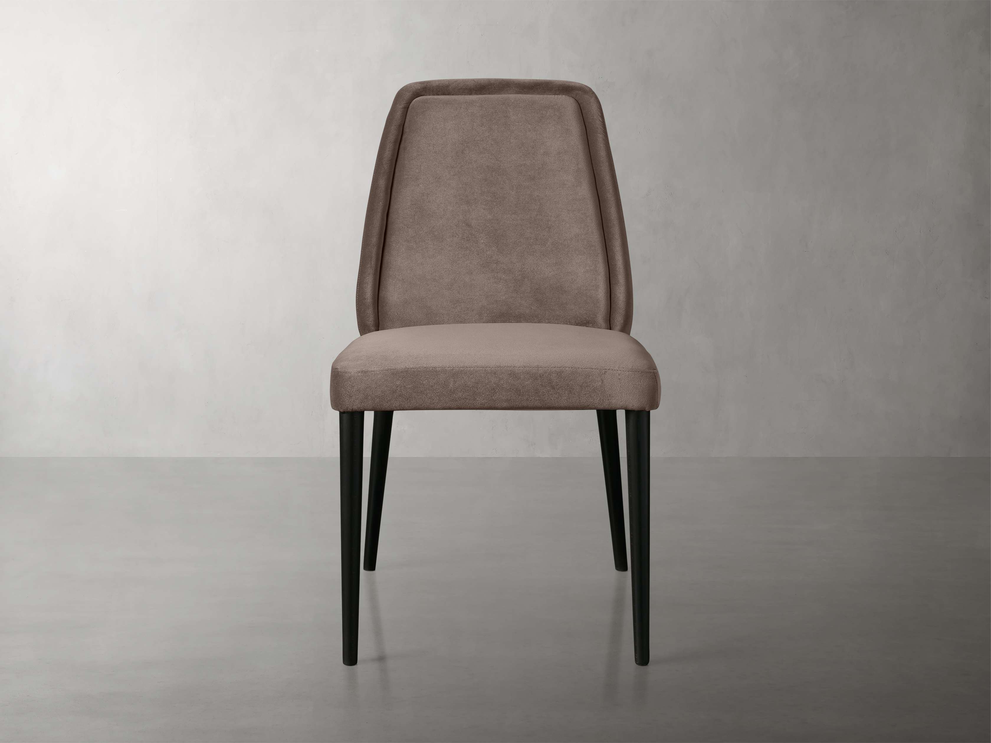 Ally Dining Chair in Vanni Taupe - Modern Upholstered Dining Room Chair with Solid Wood Legs - Perfect for Kitchen, Dining Room, and Home Office