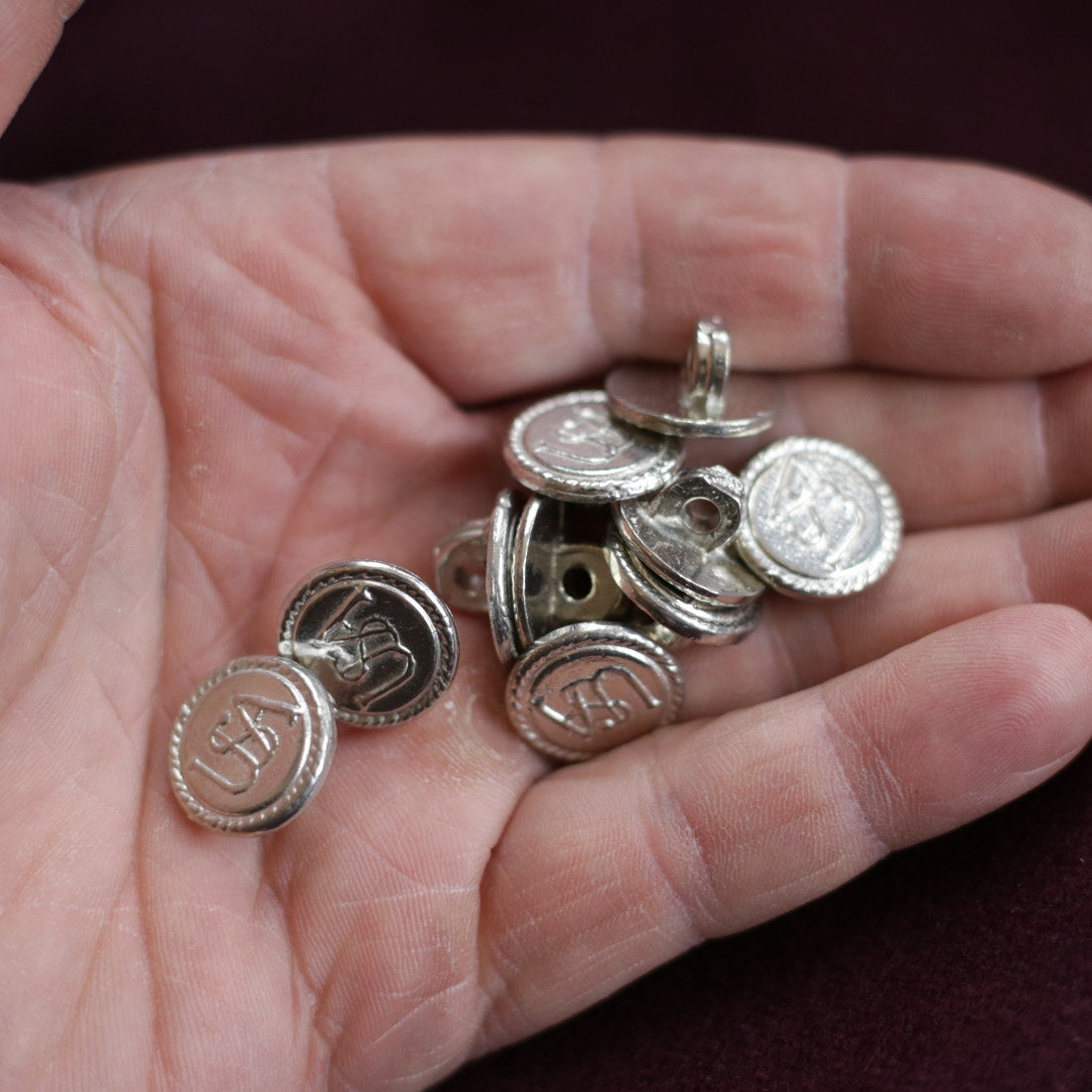 USA Buttons Small Pkg/10 - Premium Quality Sewing Buttons for DIY Crafts, Clothing Repair & Fashion Design - Perfect for Sewing Projects, Scrapbooking & Costume Making