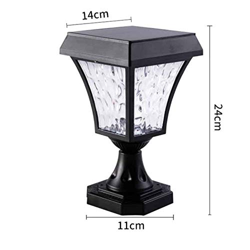 Solar LED Garden Lights Outdoor Waterproof - Warm White Pillar Landscape Lighting for Yard, Pathway, Park Decoration - Perfect for Patio, Lawn, Driveway, and Garden Decor