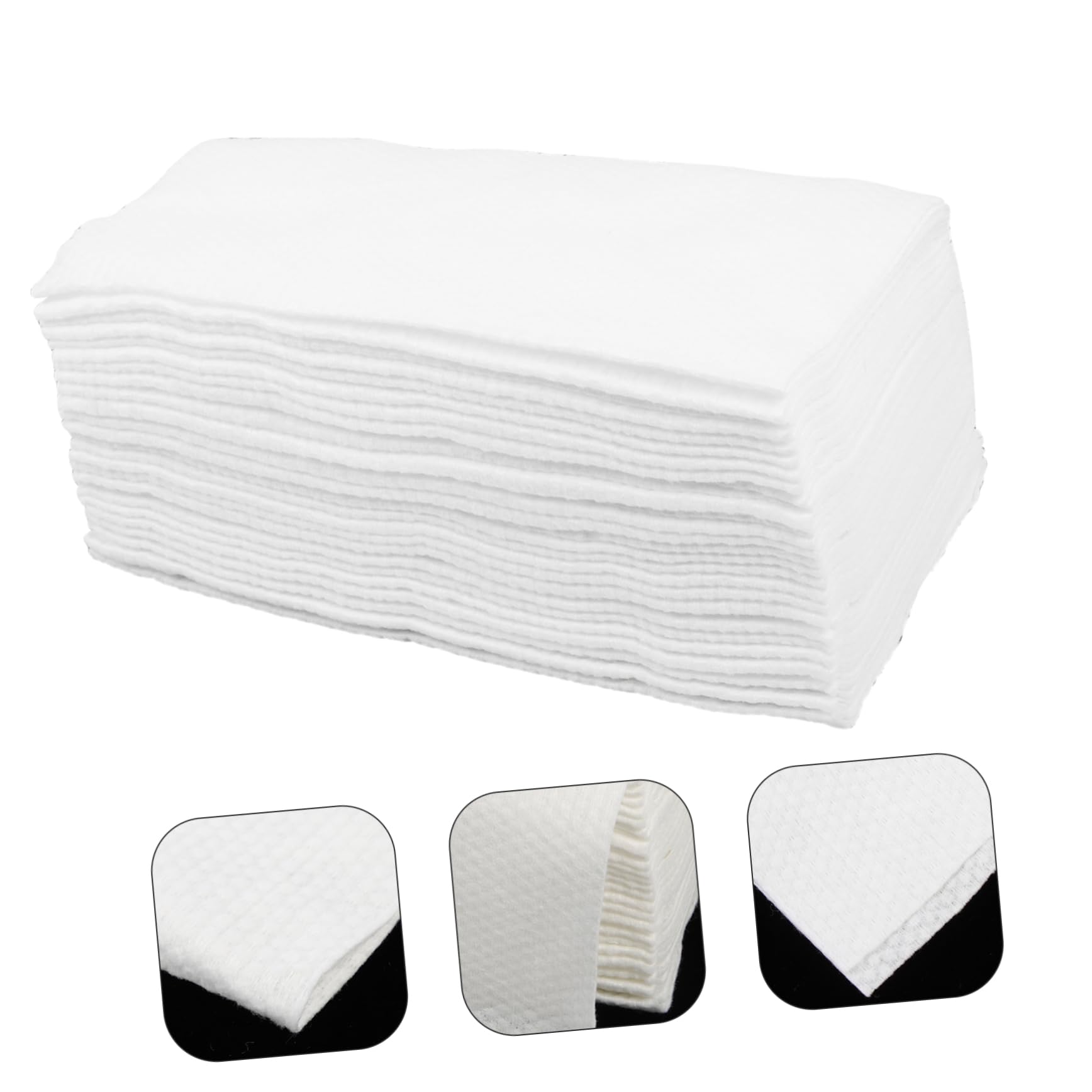 VOSAREA 60-Pack Cotton Face Towels - Soft Makeup Remover & Facial Cleaning Wipes, Gentle Body Hand Towels for Travel, Gym & Daily Skincare Routine | Hypoallergenic & Reusable
