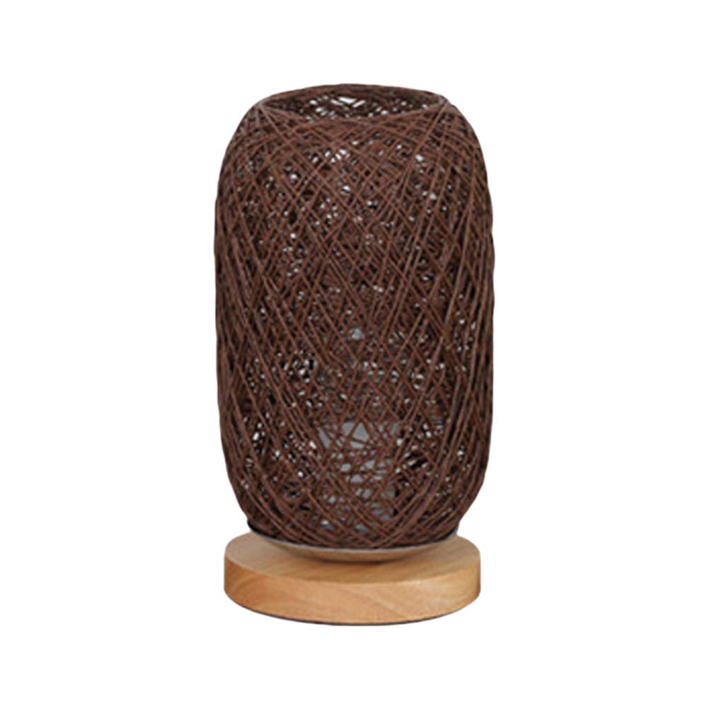 USB LED Bedside Lamp - Adjustable Brightness Touch Control Night Light for Bedroom, Office, Dorm (Brown) | Perfect for Reading, Relaxing & Nighttime Use