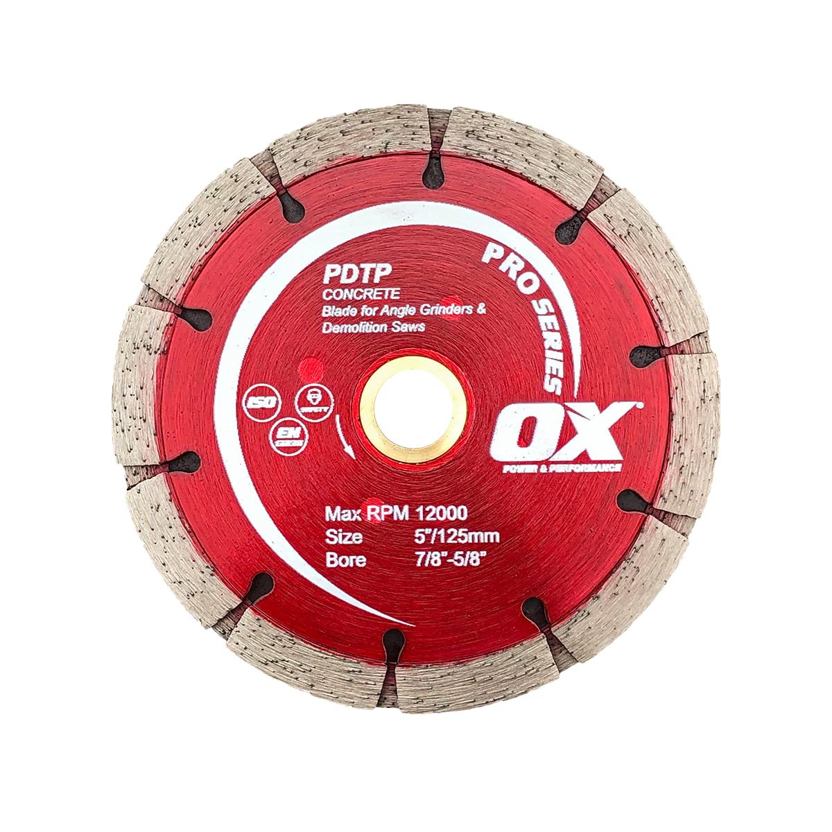 OX Tools OX-PDTP-5 Pro 5-Inch Diamond Blade for Sandwich Double Tuck Pointing - Perfect for Masonry, Concrete Cutting & Professional Construction Work