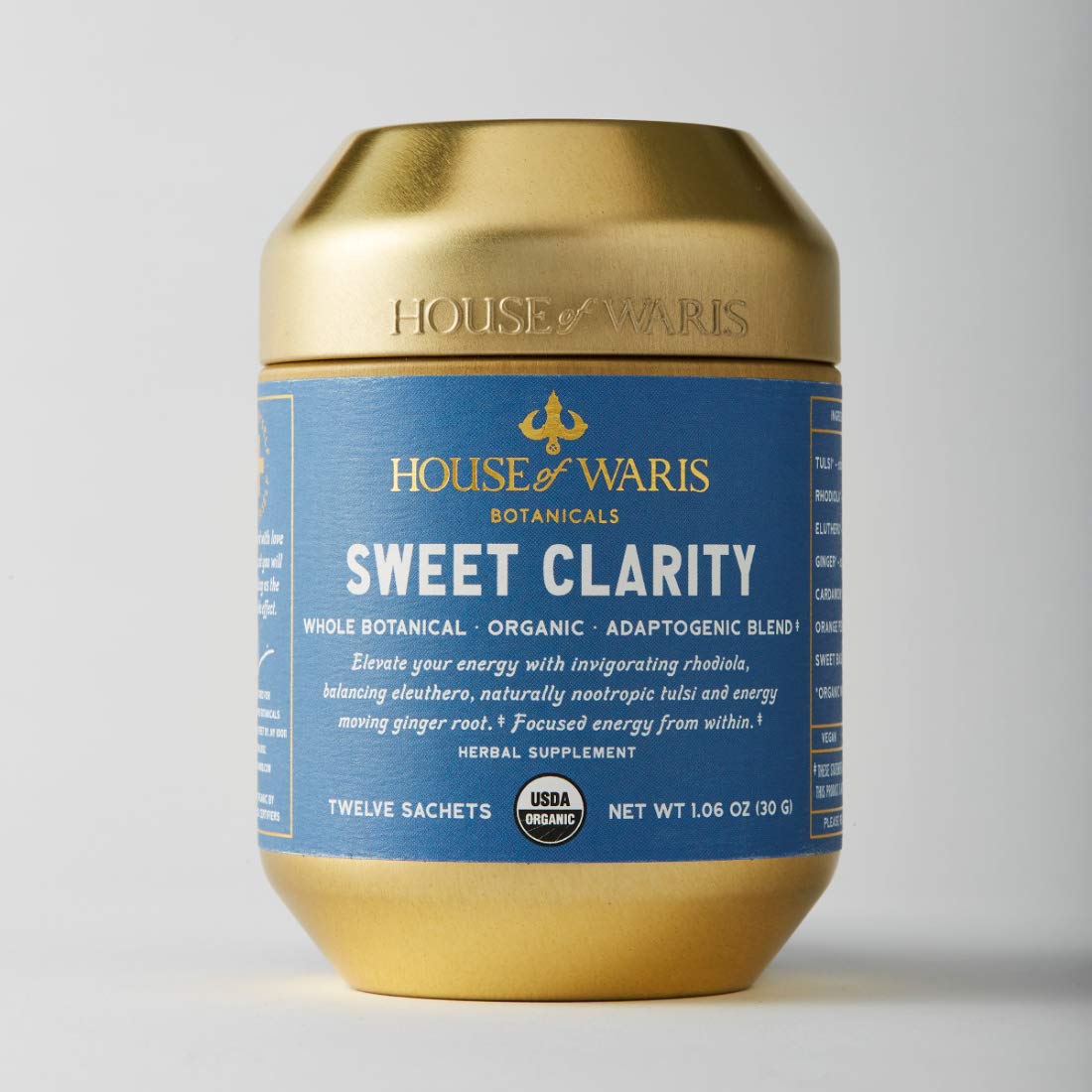 Organic Sweet Clarity Herbal Tea by House of Waris Botanicals | Gluten-Free, Vegan, Caffeine-Free | Perfect for Relaxation, Detox & Afternoon Tea Time