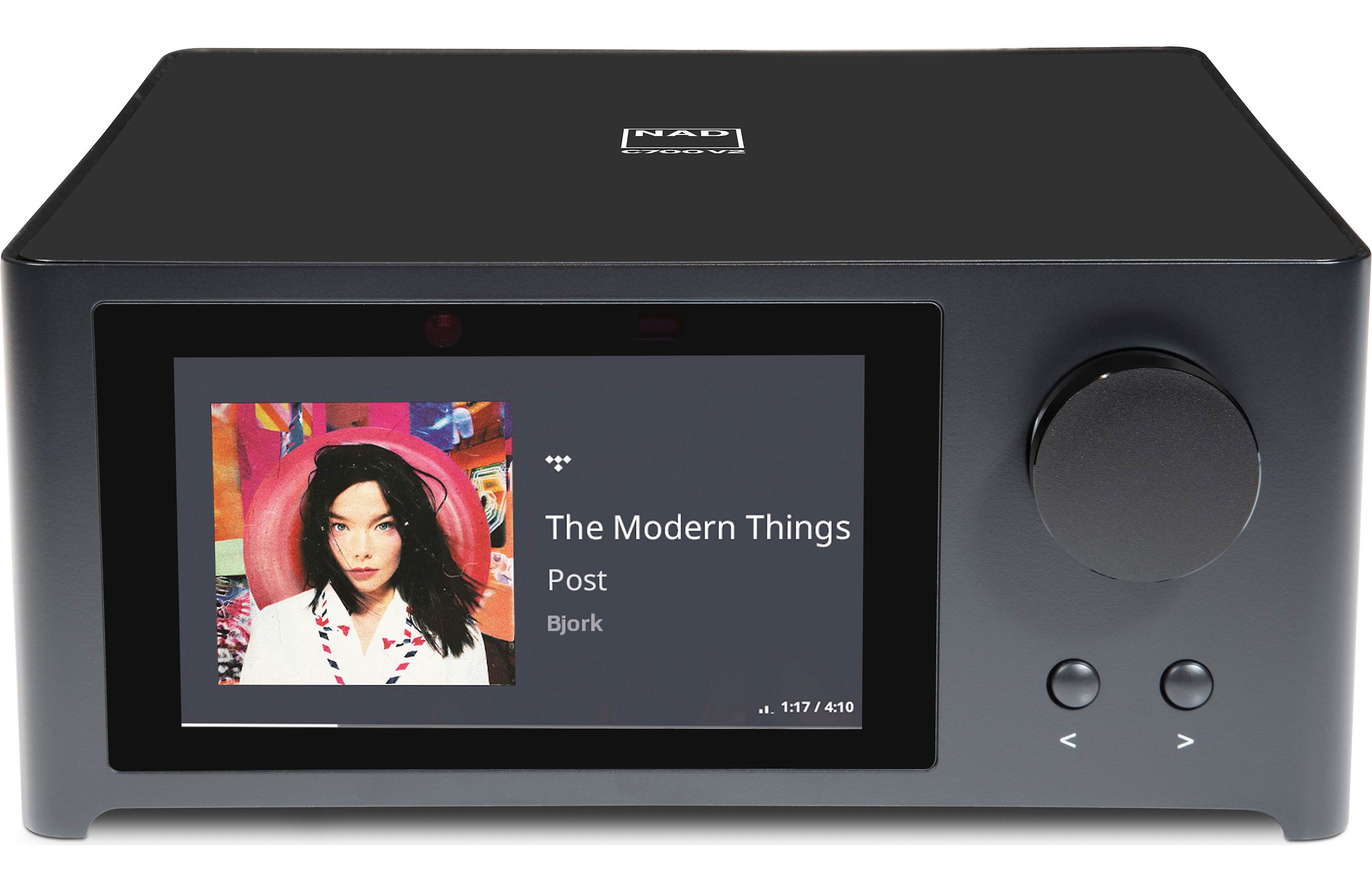 NAD Electronics C700 V2 BluOS Streaming Amplifier - HiFi Stereo Receiver with Wireless Music Streaming, AirPlay 2, and Alexa Compatibility for Home Audio Systems | Perfect for Living Room, Home Theater, and Music Listening Setup