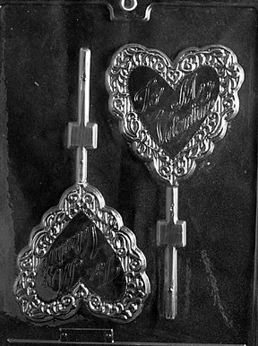 Cybrtrayd Large Valentine Chocolate Candy Mold for DIY Lollipops - Perfect for Valentine's Day Gifts, Party Favors & Romantic Treats