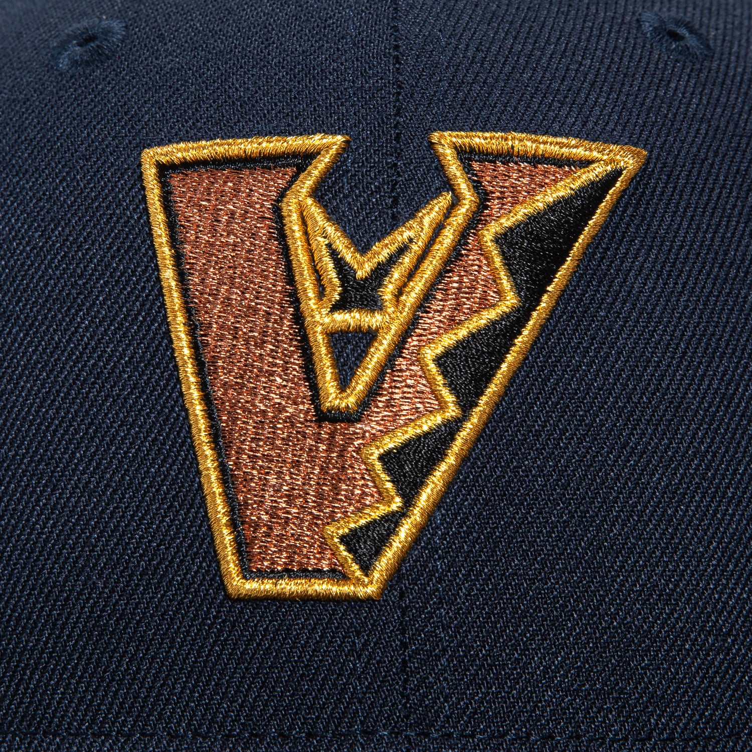 New Era 59Fifty Arizona Diamondbacks Inaugural Patch Upside Down Snapback Hat - Navy, Black, Metallic Copper | MLB Baseball Cap for Fans & Collectors | Perfect for Games, Tailgating & Streetwear Fashion