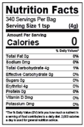 Sweet Nature Monk Fruit Sweetener - Classic Non-GMO, Gluten-Free, Keto-Friendly Sugar Substitute (48oz) - Perfect for Baking, Coffee, Tea & Healthy Cooking