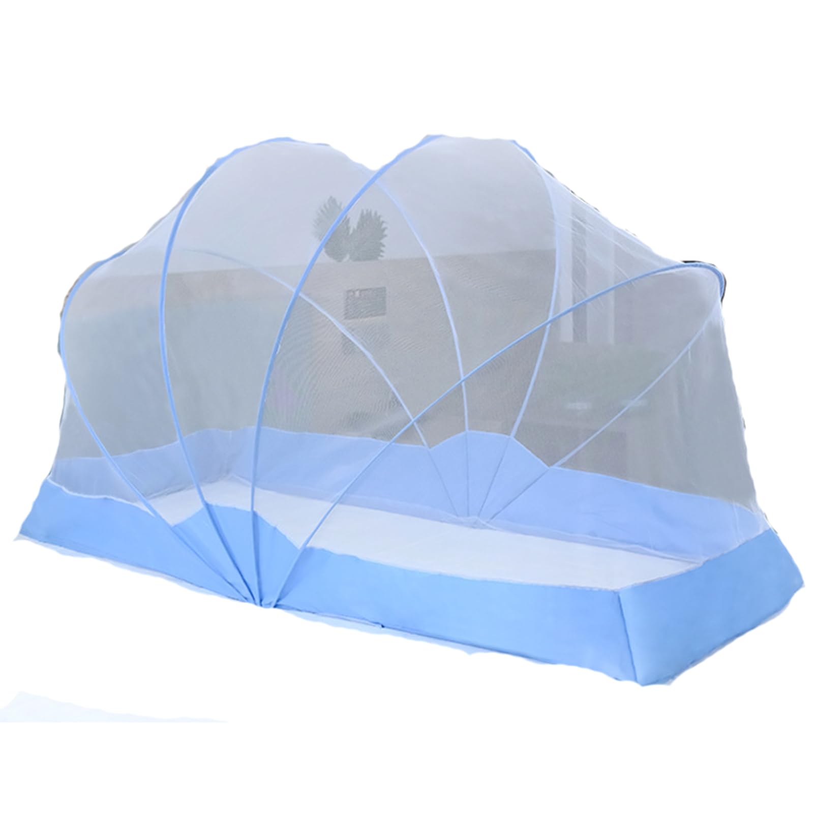 CYzpf Folding Mosquito Net - Lightweight Bed Canopy Tent with Protective Netting | Portable & Easy to Install | Fits Full, Queen & King Size Beds | Perfect for Bedroom Decor & Outdoor Camping Protection