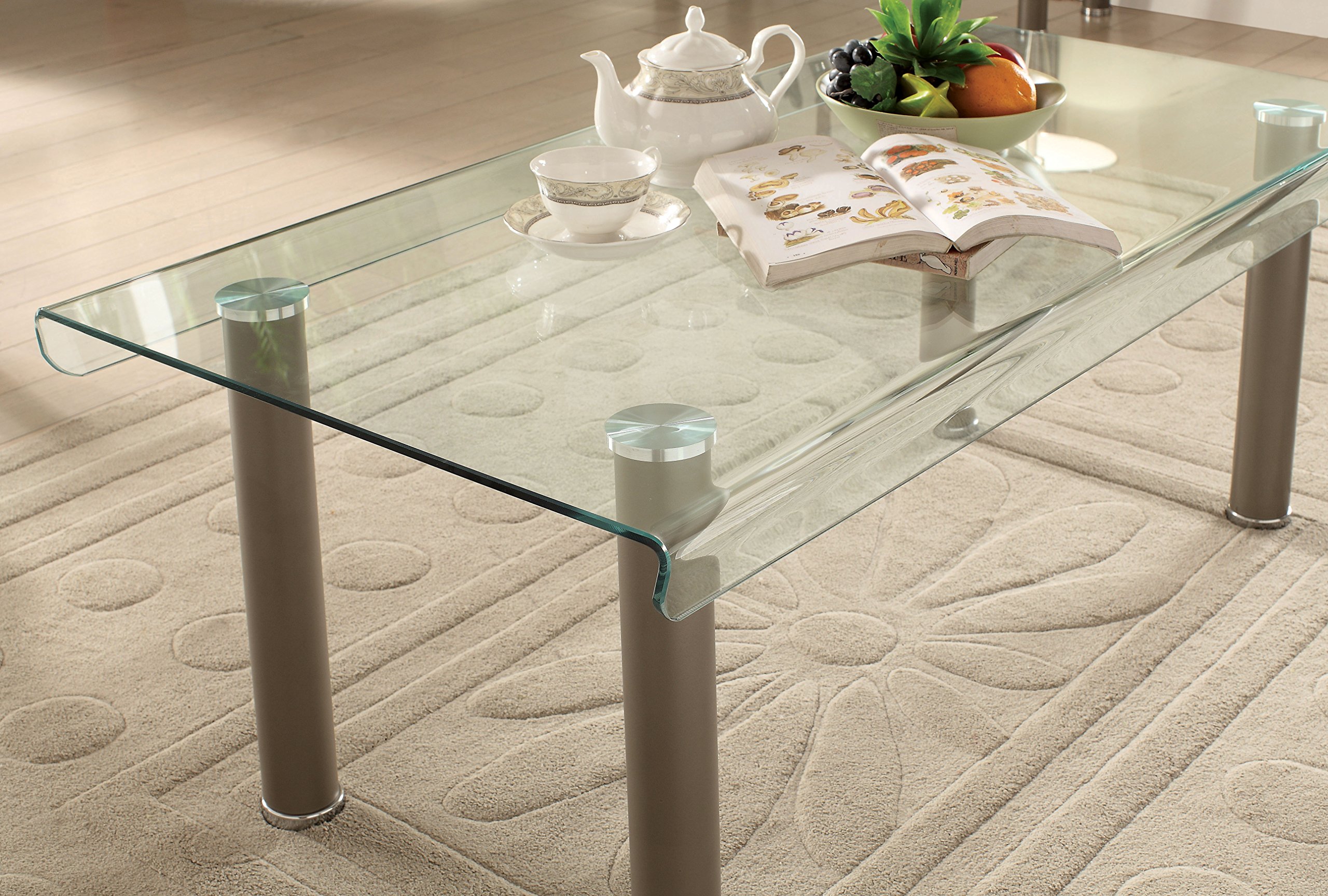 Isabella Coffee Table Champagne - Modern Home Decor for Living Room
