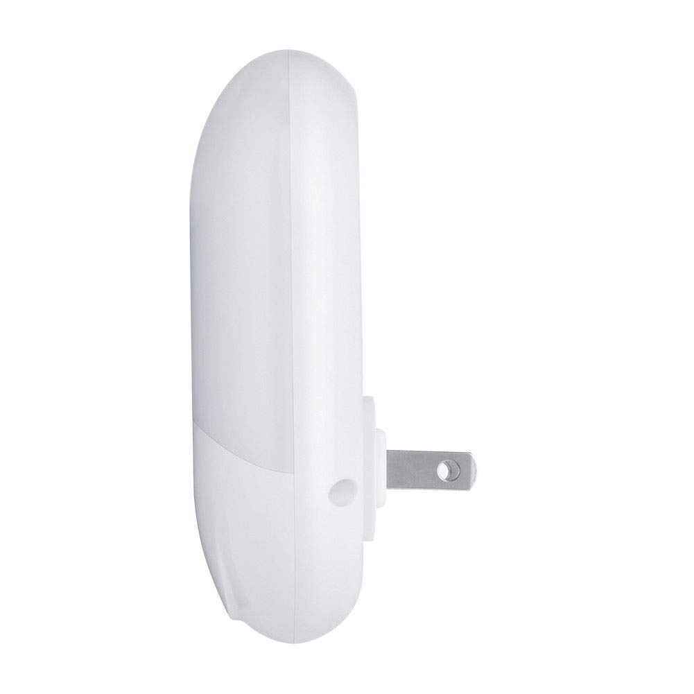 Auto On/Off LED Night Light with Light Sensor - 4 Pack Warm White Plug-in Night Lamp for Hallway, Bathroom, Stairs, Kitchen, Garage, Corridor & Bedroom - Energy Saving Dusk to Dawn Lighting for Safety & Convenience