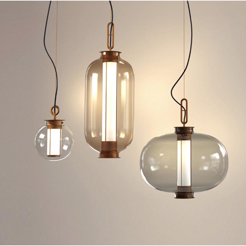 Bai Family Pendant Light - Modern Glass Ceiling Light Fixture for Dining Room, Kitchen Island & Bedroom Decor | Dimmable Hanging Chandelier