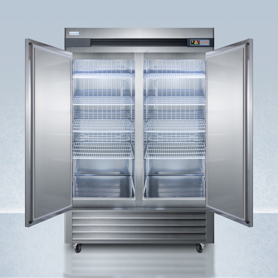 Accucold 49 Cu.Ft. Stainless Steel Upright Pharmacy Freezer - AFS49ML | Medical, Laboratory & Vaccine Storage Solution
