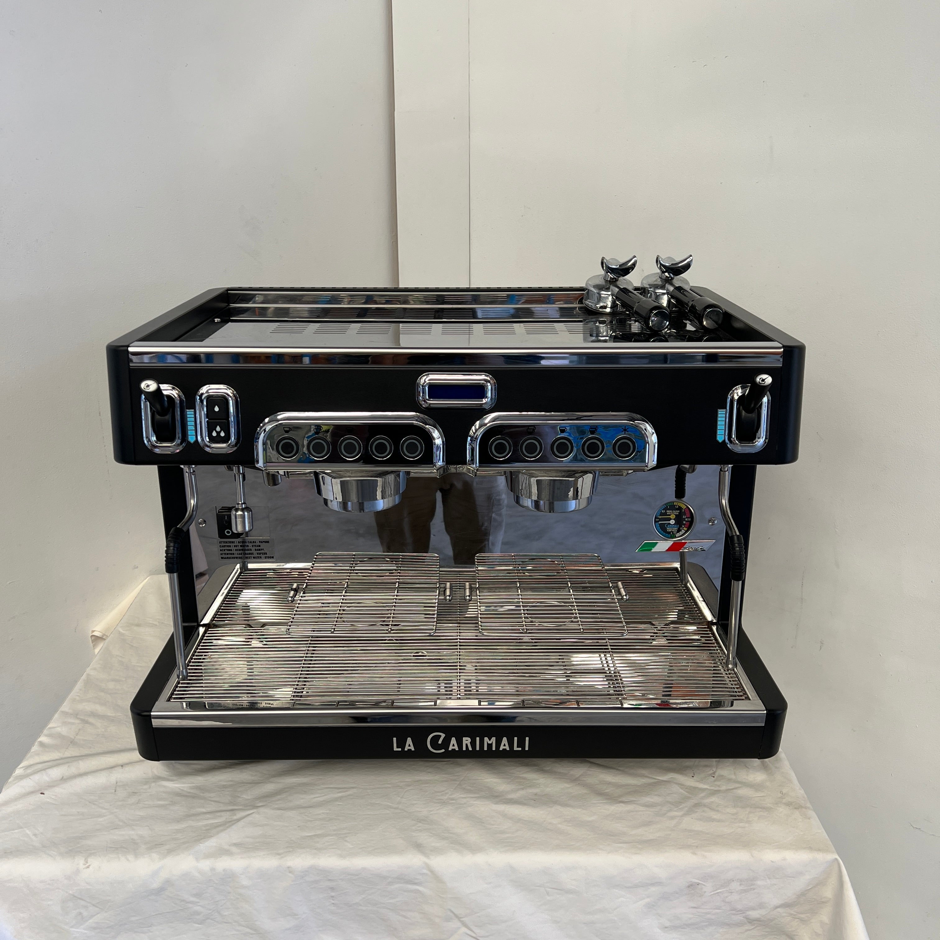 Carimali Cento 50 E2 2 Group Commercial Espresso Machine for Coffee Shops & Restaurants - Professional Barista Equipment for High Volume Brewing