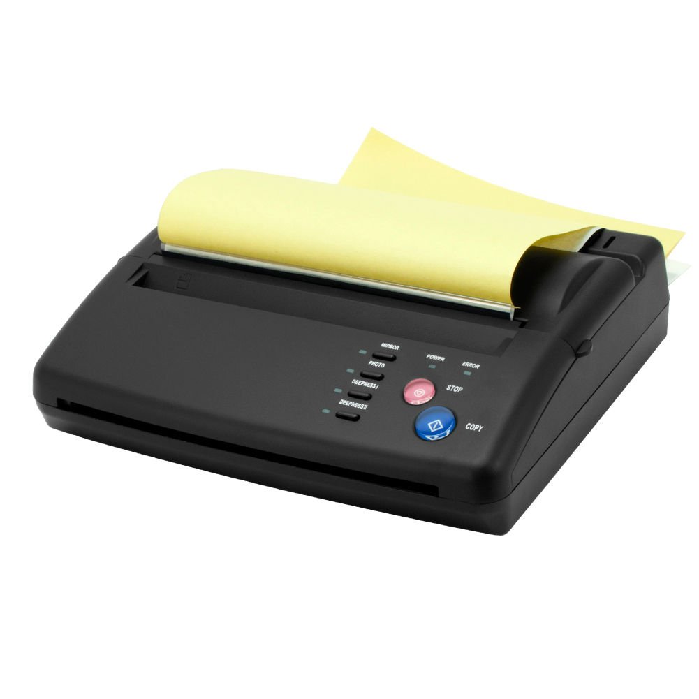 Pirate Face Tattoo Stencil Machine - Professional Thermal Copier for Tattoo Flash & Stencil Making | Perfect for Tattoo Artists & Studio Use
