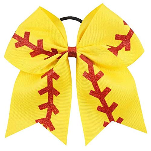 CHIXX Cheer Hair Bows for Softball, Baseball & Dance Competition - 7
