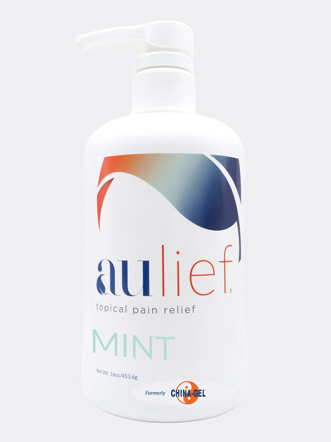 Aulief (Formerly China Gel) 16oz Pain Relief Gel with Pump Bottle - Fast-Acting Muscle & Joint Pain Relief for Athletes & Active Lifestyles