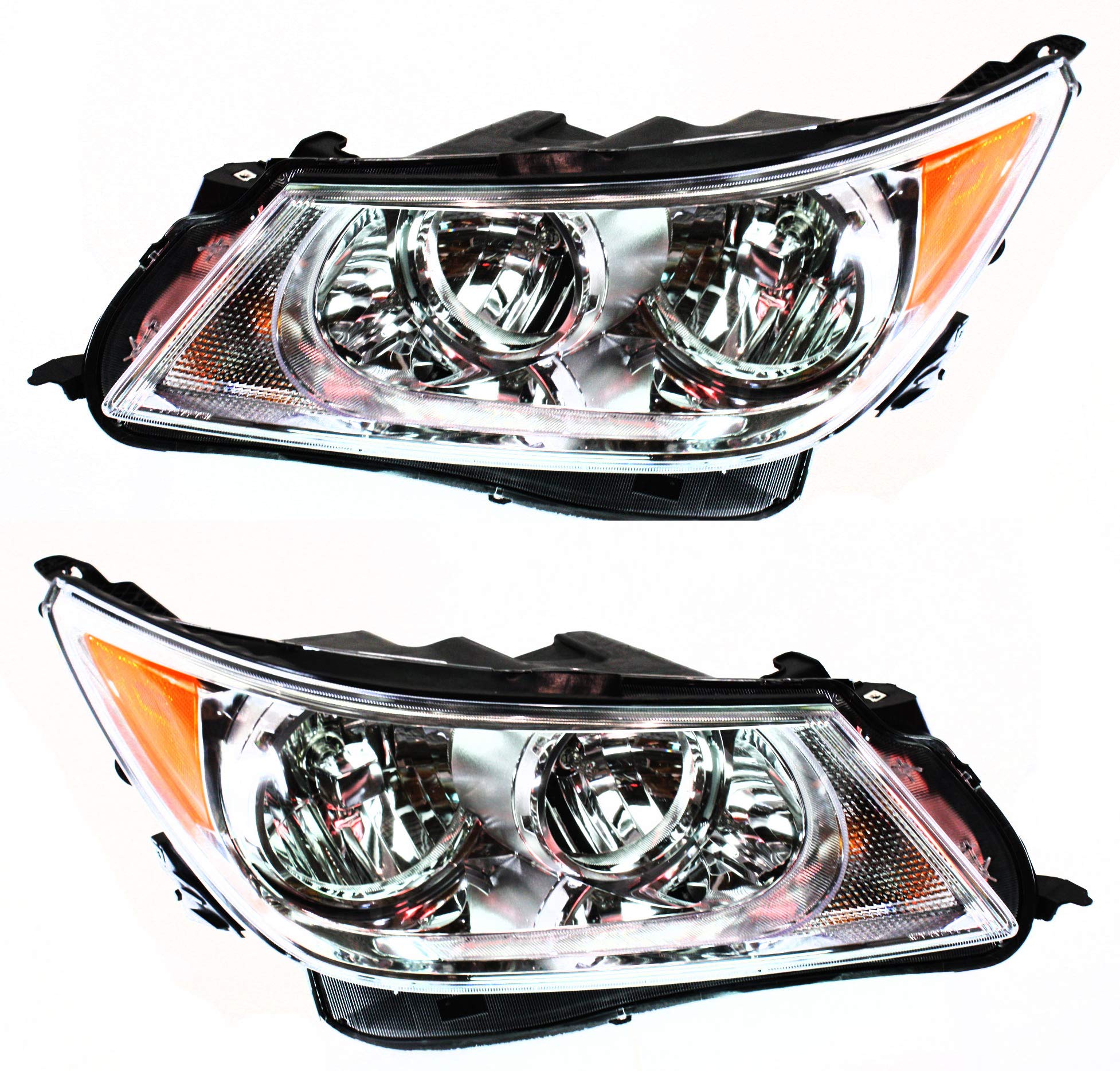 2010-2013 Buick LaCrosse Halogen Headlight Assembly - Driver & Passenger Side CAPA Certified (Replaces #20941382, 20941383) - Perfect for Night Driving & Vehicle Safety Upgrades