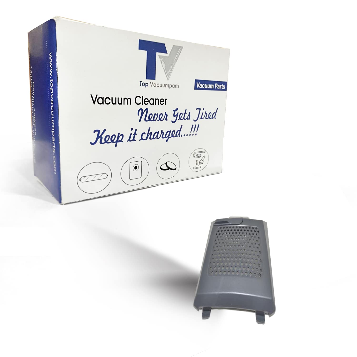 TVP Pro 10 Backpack Vacuum Cleaner with HEPA Filter - Replacement Cover Part #833954 & #841708 - Ideal for Commercial Cleaning, Janitorial Services & Industrial Maintenance