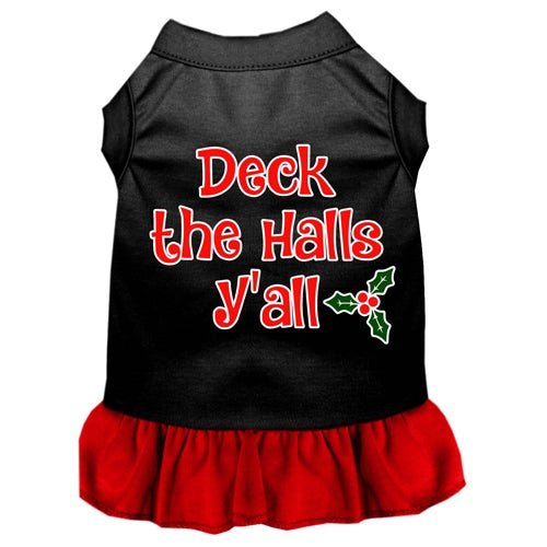 Deck the Halls Y'all Dress in Many Colors - Stylish & Vibrant Holiday Outfit for Christmas Parties & Festive Gatherings