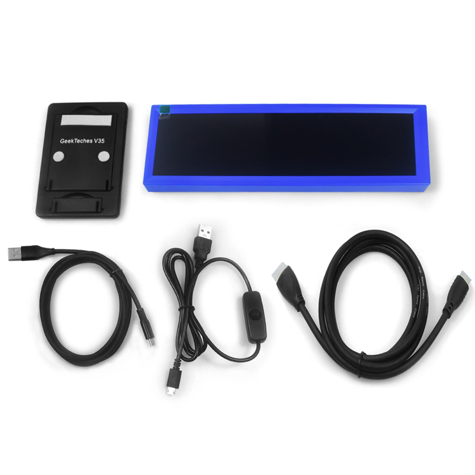 8.8 Inch USB C Portable Monitor for Laptop - Full HD IPS Screen with Clear Display, Built-in Speakers - Perfect for Work, Gaming, and Streaming Entertainment